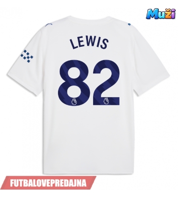 Lacne Muži Futbalové dres Manchester City Rico Lewis #82 2026-27 Krátky Rukáv - Tretina